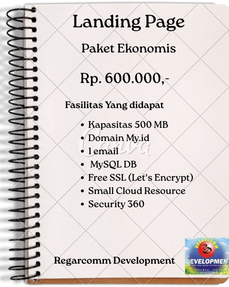 Paket Ekonomis Landing Page